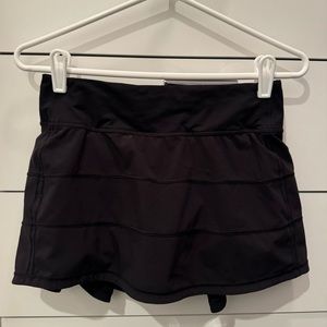 Lululemon Black Pace Rival Skirt